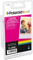 Polaroid inkt voor Canon CLI-551C XL, cyan