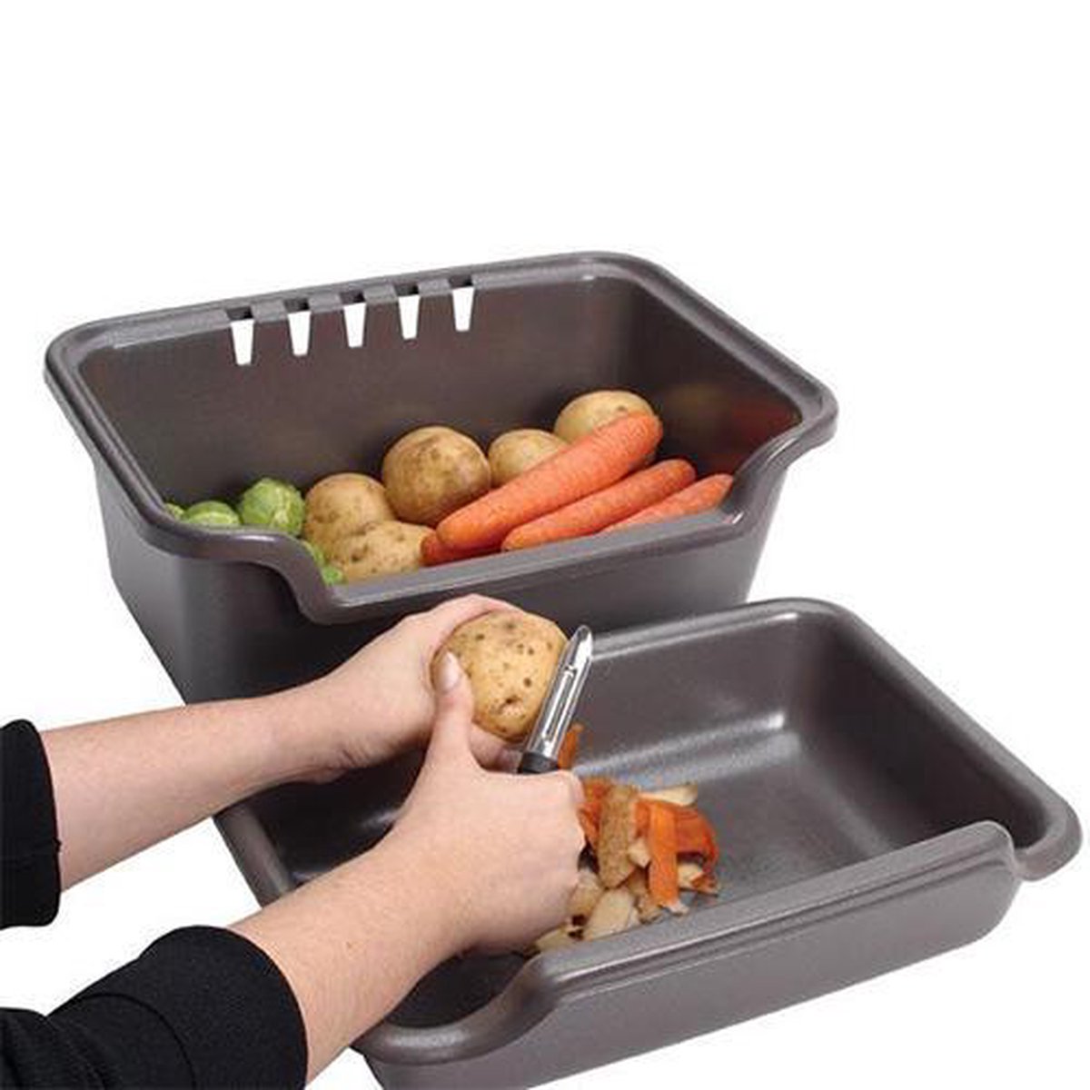 Kookpotten Bellasera van roestvrij staal, set van 5