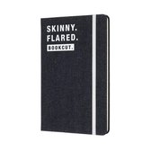 Limited Edition Moleskine Notitieboek Denim Large - Hard cover - Lijnen - Skinny Flared Bookcut