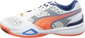Puma Agilio  Sportschoenen - Maat 39 - Vrouwen - wit/oranje/blauw
