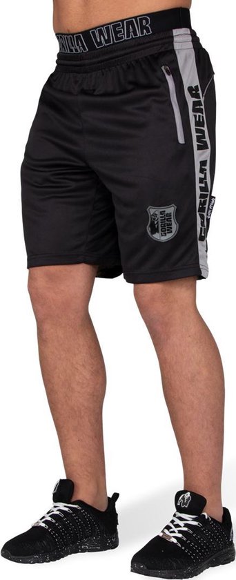 Gorilla Wear Shelby Shorts - Zwart/Grijs - 5XL