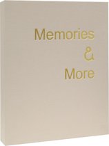 Deknudt Frames Album photo Memories & More - Lin beige - 60 pages noires