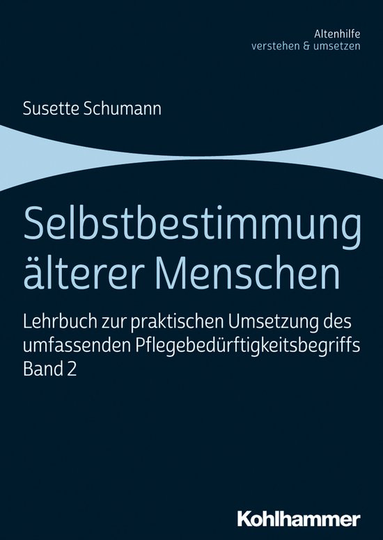 Selbstbestimmung älterer Menschen - cover