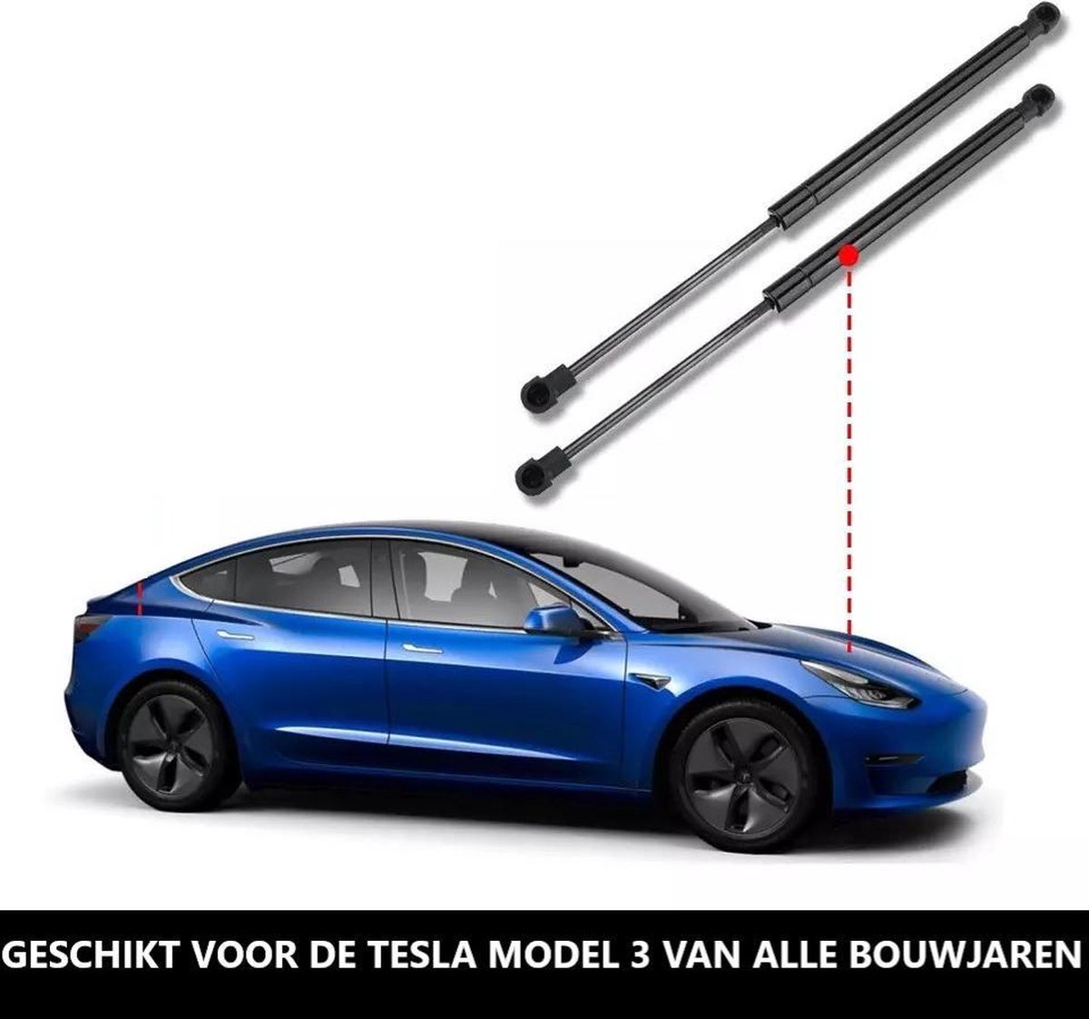 Tesla Model 3 Motorkap Gasveren Frunk Lift Automatische Ondersteuning Voorklep Auto Accessoires