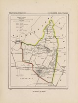 Historische kaart, plattegrond van gemeente Renswoude in Utrecht uit 1867 door Kuyper van Kaartcadeau.com