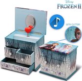 sierandendoos Frozen II meisjes 16,5 cm blauw