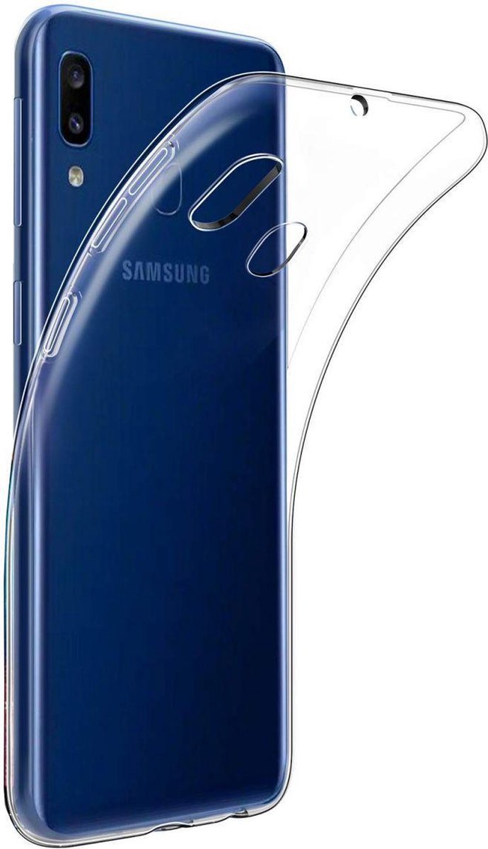 Transparant Dun TPU Hoesje Geschikt voor Samsung Galaxy A20E | Back Cover | Lichtgewicht | Ultra Dun Hoesje | Flexibel | Zacht TPU | Doorzichtig