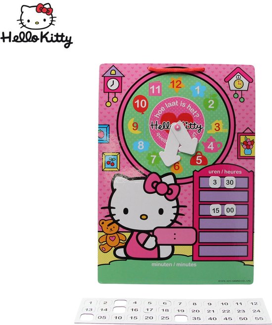 Afbeelding van het spel Leer klok kijken met Hello Kitty