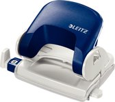 Leitz NeXXt WOW Mini Perforator Met Ergonomische Greep - Perforeert Tot 16 Vel - Voor Mappen En Ringbanden - Blauw - Ideaal Voor Thuiskantoor/Thuiswerkplek