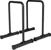 Workout Gear - Parallettes Set - Dip Bars - Hoog Model - Zwart