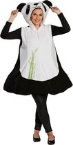 Rubie's Onesie Panda Dames Zwart/wit One Size