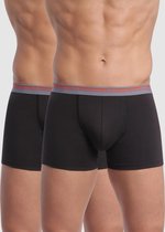 Dim Daily Colors Heren ondergoed- Boxer 2-Pack - Zwart/Zwart- Maat XL