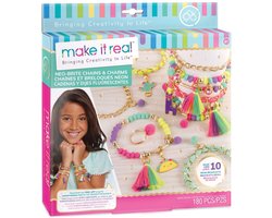 foto van Make it Real Neon Armbanden met Bedeltjes maken