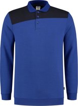 Tricorp Polo Sweater Bicolor Naden 302004 Koningsblauw / Navy - Maat XXL