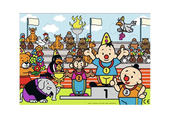 Bumba puzzel 12 stukjes - Atleet van Bumba — afbeelding 3