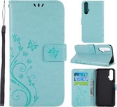 Groen vlinder agenda case hoesje Huawei Nova 5T