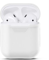 Siliconen case geschikt voor Apple Airpods - wit