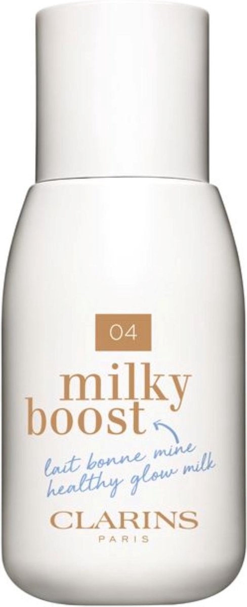 Goedkoopste Clarins Milky Boost Foundation - 04 Milky Auburn - 50 ml