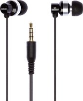 Grixx Optimum In-Ear oordopjes - 10mm Driver - 3 maten oorcaps - Zwart