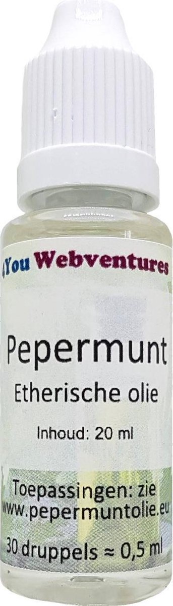 Goedkoopste Pure etherische pepermuntolie - 40 ml (2x 20 ml) - etherische pepermunt olie - essentiële pepermuntolie