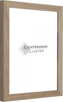 Eiken fotolijst - Fotomaat 20x25 -  Ontspiegeld Glas - Art.nr. 26-67