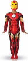 Marvel Avengers Iron Man Deluxe - Kostuum Kind - Maat 128/140