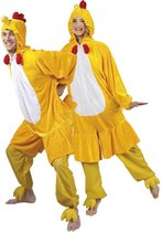 Onesie Volwassenenkostuum Kip pluche (max 1.80 m)