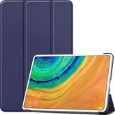 Huawei MatePad Pro 10.8 Tri-Fold Book Case - Donker Blauw