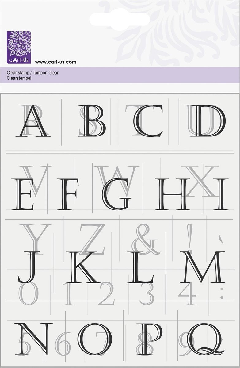 Clear Stamp ABC-2-Large