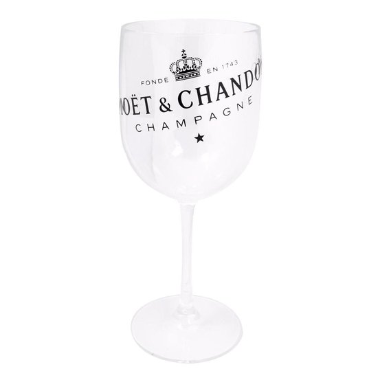 Moët & Chandon Ice Bucket met 6 Transparante Plastic Glazen - Luxe  Wijnkoeler /... | bol.com