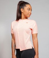 Marrald Soft Dry Sportshirt Dames Roze XL - trainings korte mouwen fitness crossfit yoga shirt