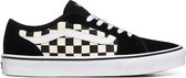 Vans Filmore Decon Checkerboard Heren Sneakers - Black/Whte - Maat 45