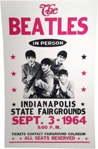 Affiche de réplique des Beatles en personne Indiana State Fairgrounds