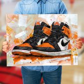Air Jordan 1 ‘'Shattered Backboard’ Chicago art print (70x50cm)