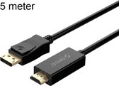 Bol.com Orico DisplayPort naar HDMI kabel - 4K Ultra HD - 5M aanbieding