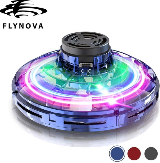 Origineel FlyNova Vliegende Spinner Blauw met LED - Original