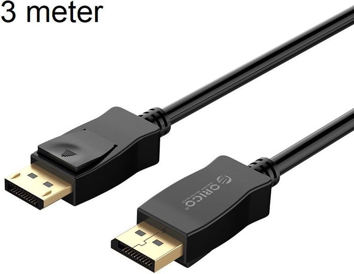 Orico DisplayPort naar DisplayPort kabel - versie 1.2 4K@60Hz - 3M