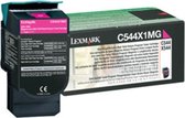 Lexmark - Extra hoog rendement - magenta - origineel - tonercartridge LCCP, LRP - voor Lexmark C544, C546, X544, X546, X548