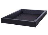 Beliani Waterbedframe zwart - Schuim - 140x200 cm