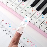Piano Stickers - Noten Lezen - Voor Beginners - Gekleurde Muziek Noten - 88 - Keyboard - Toetsen - Eenvoudig Leren Spelen