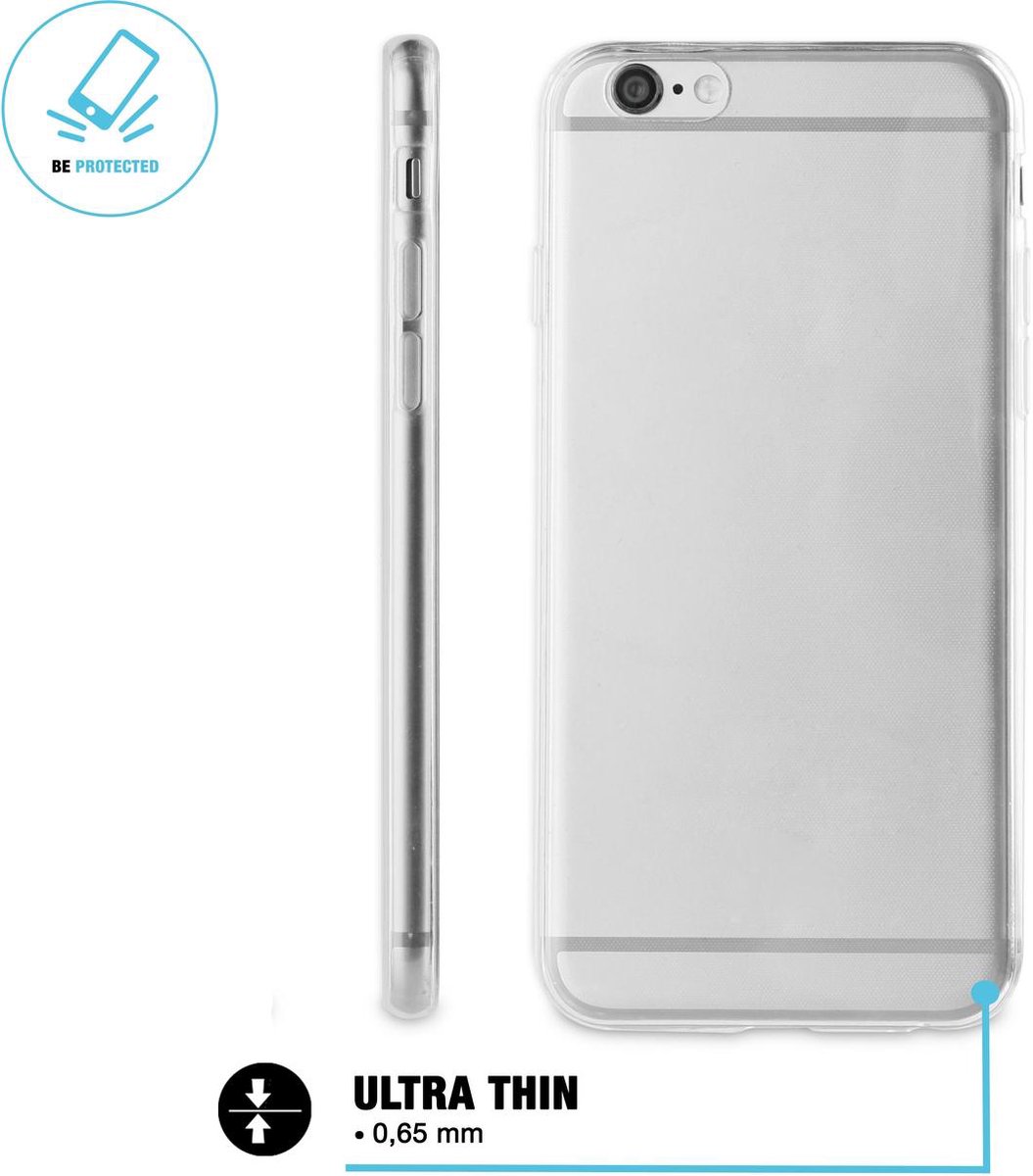 BeHello iPhone 6 6S ThinGel Siliconen Hoesje Transparant