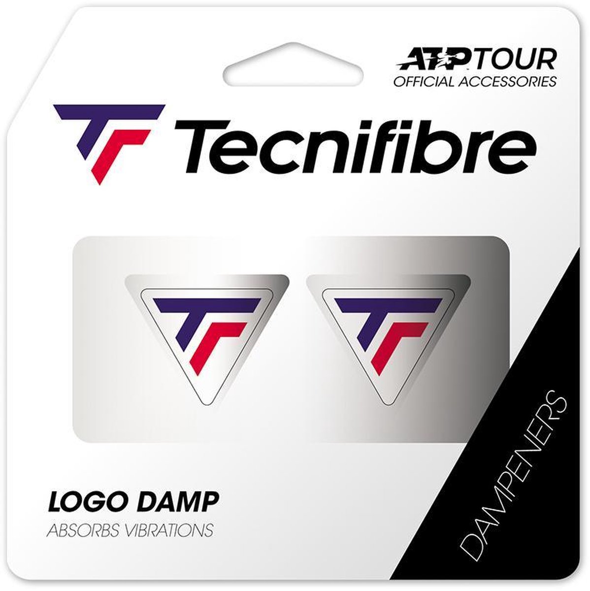 Amortisseur Tecnifibre Logo Tricolore - Réduction Vibrations Raquette Tennis