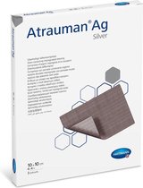 Hartmann - Atrauman AG - zilverhoudend zalfkompres - steriel 10 x 20cm