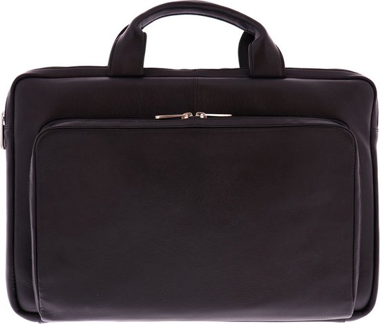 Plevier Moggridge laptop sleeve/tas 15.6 inch zwart.