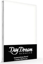 Day Dream Flanellen Kussenslopen (2 stuks)  - 60x70 cm - Wit