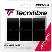 Tecnifibre Players Last (3 stuks) 0.7 mm - overgrips - zwart