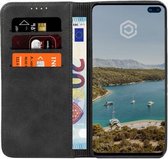 Casecentive Leren Wallet case - Portemonnee hoesje -  Samsung Galaxy S10e zwart