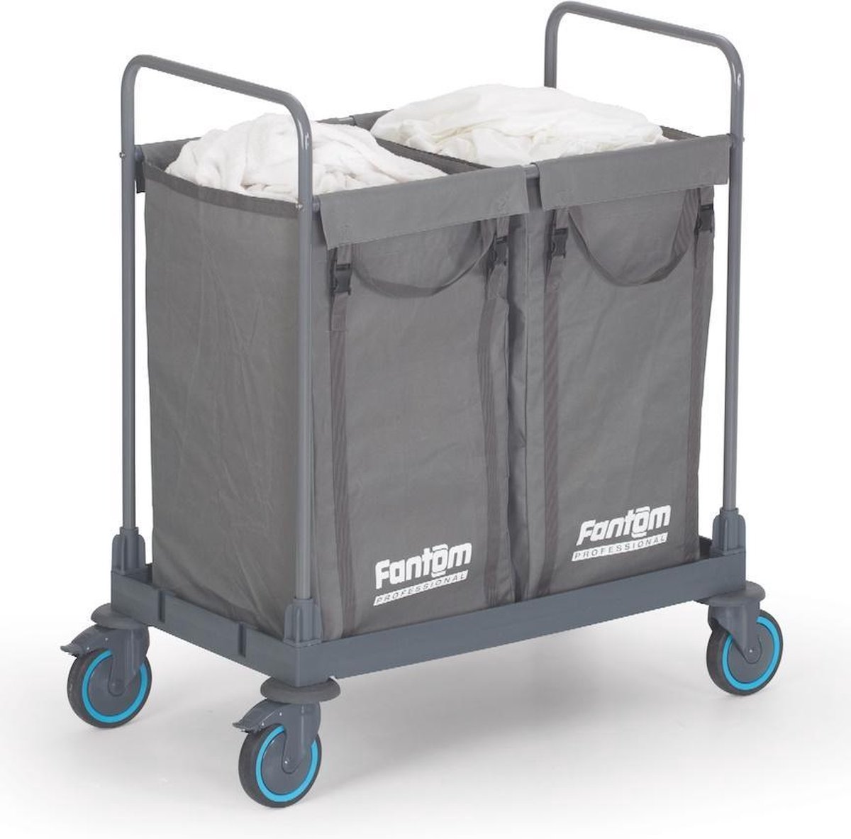 Goedkoopste Linnenzakwagen Procart 62, 2 x 125 liter, Combisteel 7048.0005