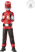 Verkleedpak Red Power Ranger Beast Morpher Deluxe Maat 122-128