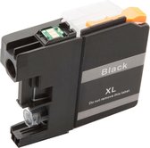 Print-Equipment Inkt cartridges / Alternatief voor Brother LC-121 / LC-123 XL Zwart | Brother DCP-J132W/  DCP-J152W/  DCP-J172W/  DCP-J552DW/  DCP-J752D